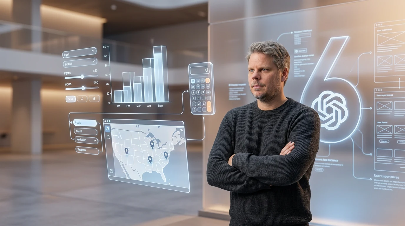 Jan Sverre utforsker GPT-6 Intelligent UI med interaktive svar i ChatGPT