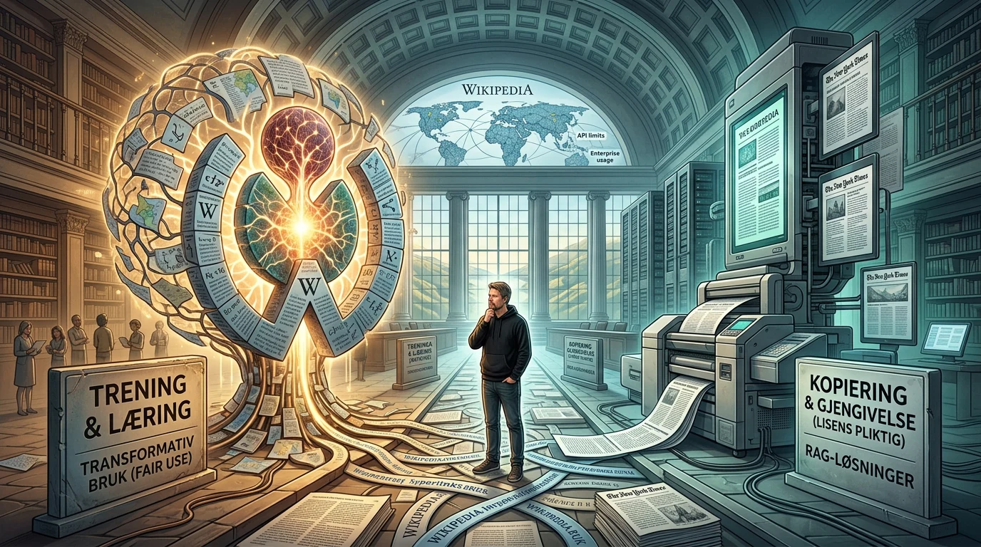 Wikimedia’s proposed legal distinction between AI model training and direct reproduction of copyrighted work