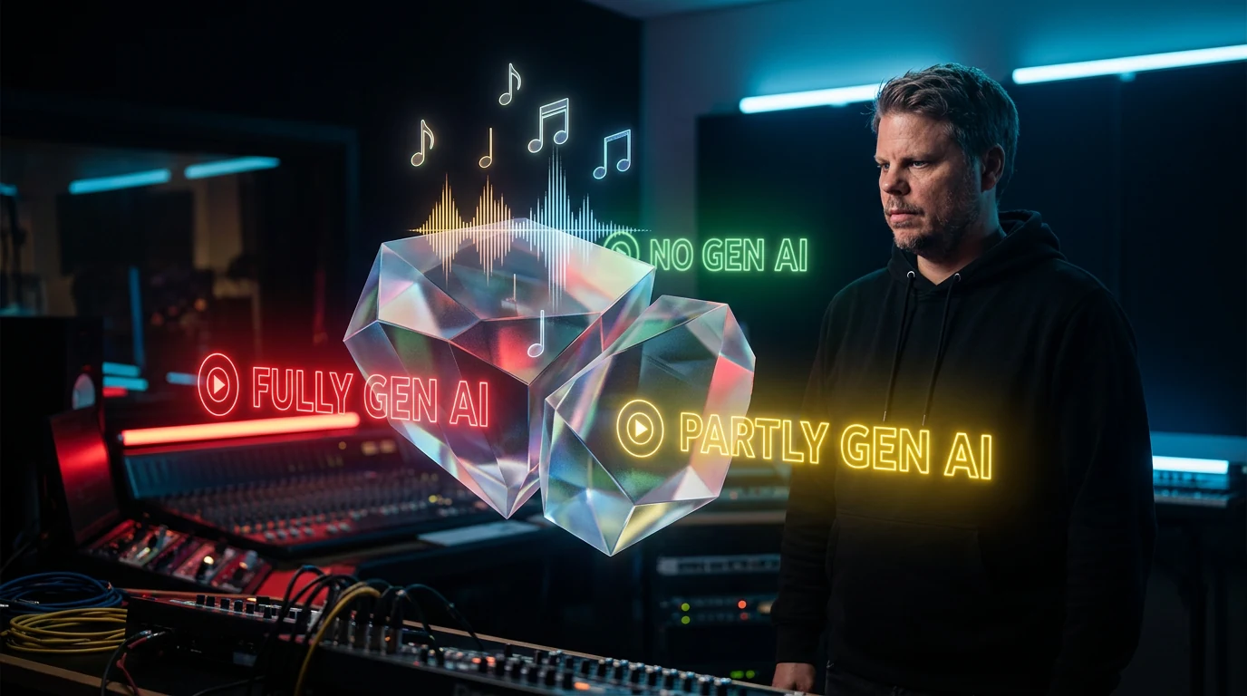 Jan Sverre vurderer YouTube Musics nye merking av AI-generert musikk
